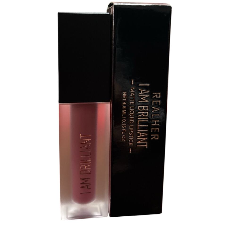 Real Her I Am Brilliant Matte Liquid Lipstick-Pink Mauve-New! - Picture 2 of 3